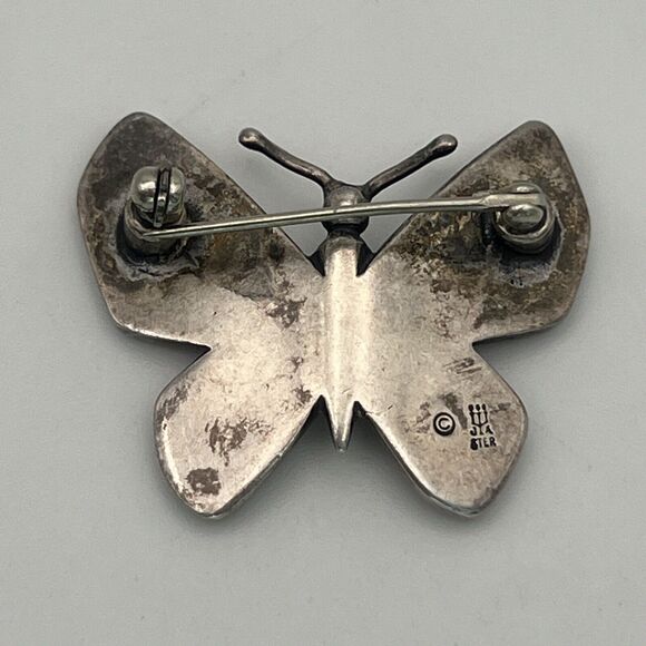 RETIRED JAMES AVERY STERLING SILVER 925 MARIPOSA BUTTERFLY BROOCH - Picture 5 of 7